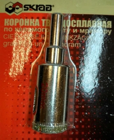Коронка алмазная SKRAB Ф30мм цилиндрический (33730)