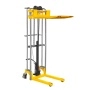 фото штабелер гидравлический pj4150 (400 кг; 1,5 м; с вилами и площадкой) smartlift