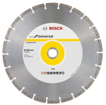 Круг алмазный BOSCH ECO UNIVERSAL (2608615033) Ф300х25.4мм универсальный