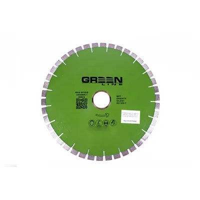 Алмазный диск GREEN LINE R21305 C тихий (гранит) 370X3,2X15X60/50